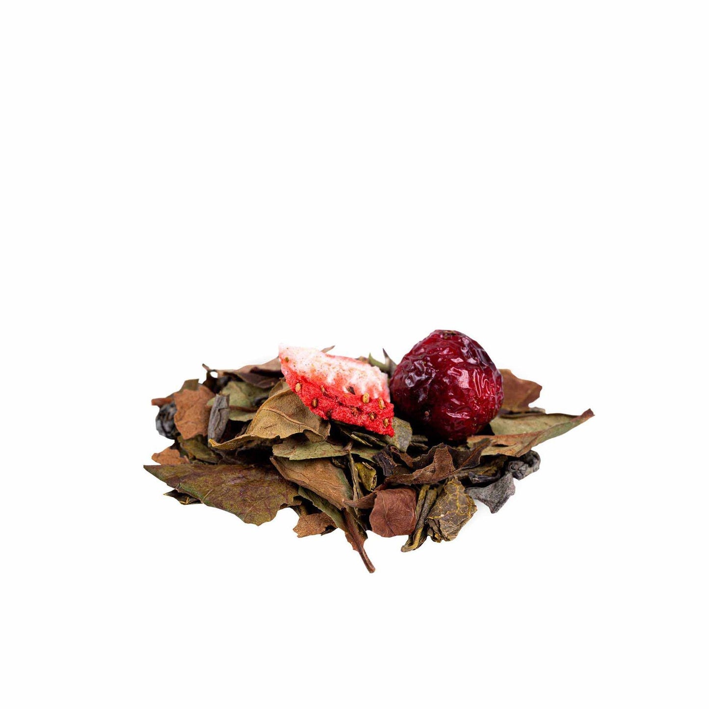 Strawberry-Cranberry Flavored Green Tea Fruit Tea 